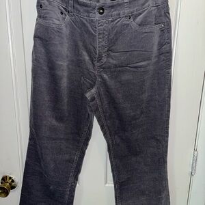 St. John's Bay Women's Gray Corduroy Pants